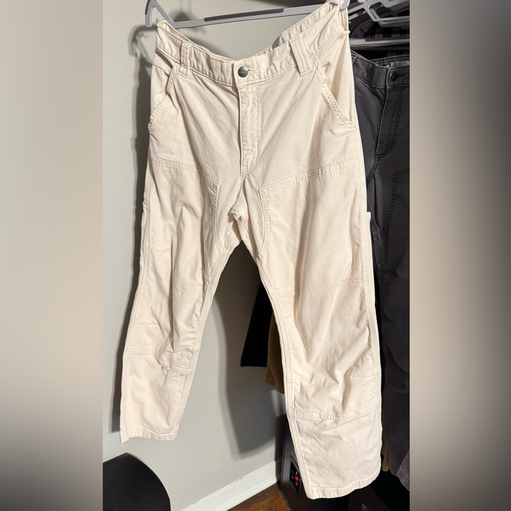 Carhartt relaxed double knee natural white
